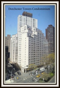 This is Dorchester Towers Condominium at 155 West 68th Street